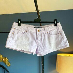 Volcom Pastel Lavender Purple Denim Shorts